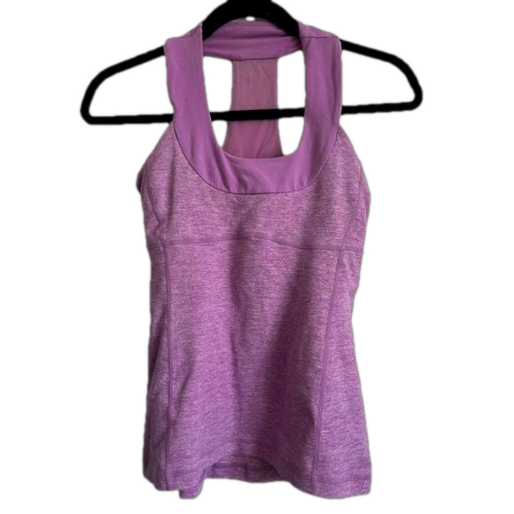 Lululemon Scoop Neck Athletic Tank Top - Lilac Purple - US 4